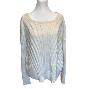 Indigenous Organic Cotton Super Soft Sweater ivory women’s Size XL